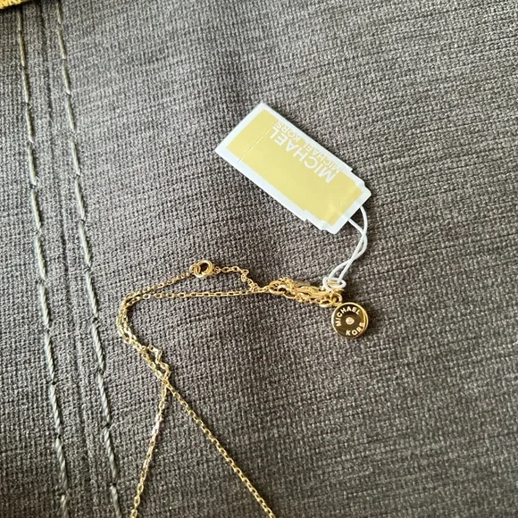 Michael Kors Logo Circle Necklace - Picture 8 of 8